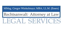 Logo Rechtsanwaltskanzlei MMag. Gregor Winkelmayr, MBA, LL.M. (Essex)